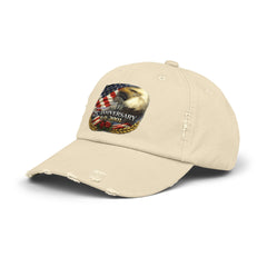 25th Anniversary 9/11 Eagle Flag Distressed Cap