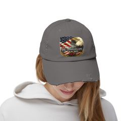 25th Anniversary 9/11 Eagle Flag Distressed Cap