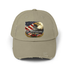 25th Anniversary 9/11 Eagle Flag Distressed Cap