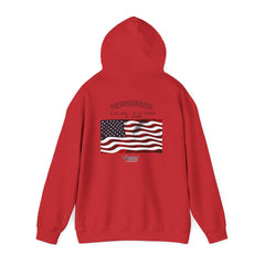 9/11 25th Anniversary Memorial Hoodie – American Flag & Eagle Tribute
