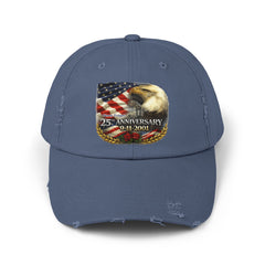 25th Anniversary 9/11 Eagle Flag Distressed Cap