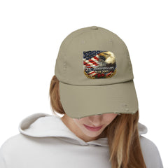 25th Anniversary 9/11 Eagle Flag Distressed Cap