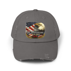 25th Anniversary 9/11 Eagle Flag Distressed Cap