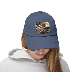 25th Anniversary 9/11 Eagle Flag Distressed Cap