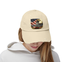 25th Anniversary 9/11 Eagle Flag Distressed Cap