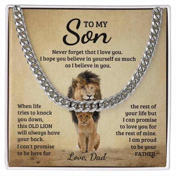 Never Forget - Cuban Link Chain